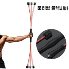 근육운동 진동 플렉시바 플랙시바 진동운동기구 59000EA 1EA, 분리형 플렉시바(블랙)