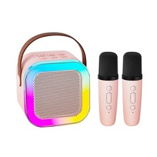 K12 迷你麥克風音響, (鮮奶茶)雙麥