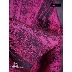 패브릭원단 가을과 겨울 의류 섬유로 만든 추상 불규칙한 입체 곡물 패턴 자카드 질감 직물, rose, 1개