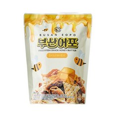 [부산어포] 튀긴 시즈닝 부산어포 허니버터맛, 3개, 30g
