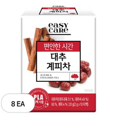 녹차원 이지케어 대추계피차, 2g, 10개입, 8개