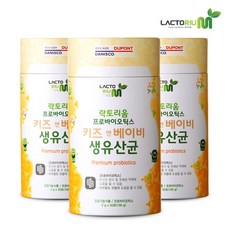 락토리움 프로바이오틱스 키즈앤베이비 생유산균 150포, 100g, 3개