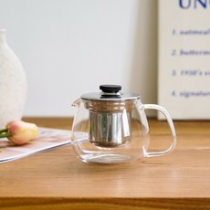 킨토 유니티 티팟 450ml 스테인레스 (8308), 1개