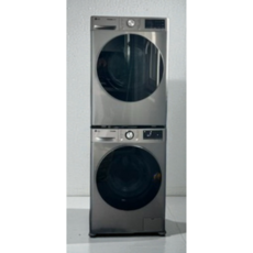 LG전자 드럼 세탁기 12kg 방문설치, F12VVAR-10VB 12kg+10kg, 모던 스테인리스