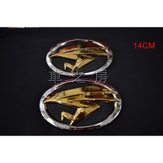 車之房 SIENTA 日規 老鷹 標誌 MARK 前後套裝組 老鷹風範 WISH(銀邊), 1個