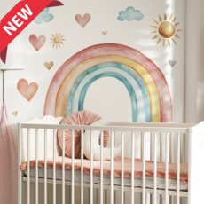 아이오쉬 매일 동화같은 아이방 포인트 벽지 스티커 데코 인테리어 집 꾸미기, 4. 무지개