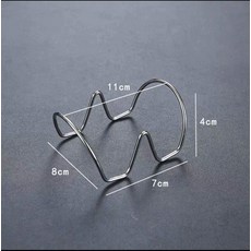 U자형 튀김 집게 식당 주방 만드는 몰드 업소용 4격자 타코, 2칸 U자형 케이크 랙