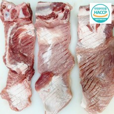 [당일작업]1등급 한돈 국내산 돼지갈비 포갈비용 1kg, 1개