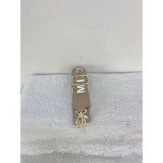 mizzue 印花棉織寬背帶, 1個, 杏(奶茶)(現貨)HB008