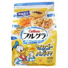 Calbee 卡樂比 富果樂 芒果&木瓜 芒果優格口味, 1個, 550g