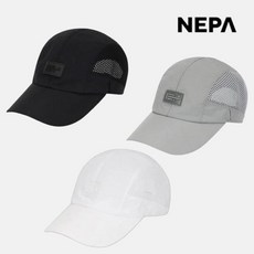 [네파] 남성 여성 하프메쉬캡 러닝 야외 스포츠 야구모자 7LC7415, 그레이