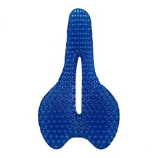 3D水感凝膠自行車坐墊套, 藍色，黑色, 1個