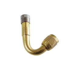 타이어 밸브 노즐 연장 어댑터 공기압 익스텐더 스템 각도조절 아답타, 1개, A