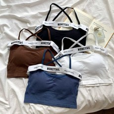 여성용 바디프로필 상의 튜브탑 하이컷 오프숄더 끈나시