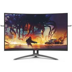 AOC 32吋 曲面電競顯示器 AG323FCXE顯示器+4K 5米 HDMI線, AG323FCXE顯示器+4K5米HDM