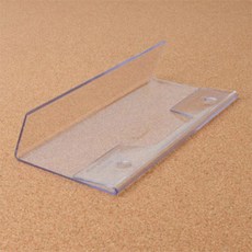 루루픽스마켓 가로형 쇼케이스 투명메모꽂이, 100x70mm