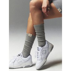 GLWNY EVERYDAY G SCKS 삭스 양말 (3 clrs), GRAY, FREE