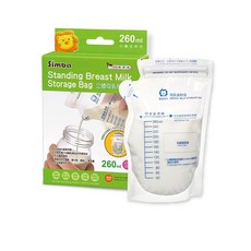 小獅王辛巴立體母乳保鮮袋260ml 25入/盒, 1個