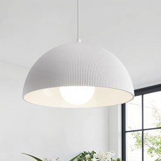 joxy 물결 무늬 식탁조명 1등 팬던트조명 117-1, 흰색