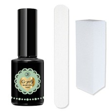 그라시아 진비 지젤리베이스젤 14ml +우드파일+샌딩블럭, 1개, 14g, 지젤리베이스14ml+우드파일+샌딩블럭