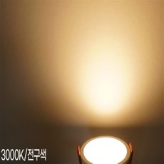 밀셀코 LED 7.62cm 다운라이트-3000K 전구색 천장매입등