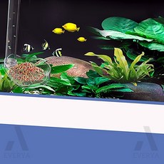 어항 물고기 거치 먹이통 어항먹이통, 35cm