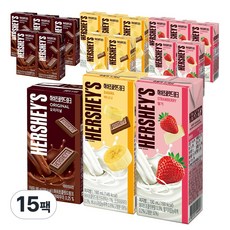 매일유업 허쉬드링크 190ml 초콜릿5 바나나5 딸기5