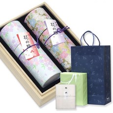 11829394 제사향 법당향 절향 향 사찰향 언제 보내도 실례가 되지 않음 조의 선물용 편백나무 상자 꽃 비교 2종 백단 내의시 손잡이 가방 포함 일본 제조 연기 적게 사십구, 꽃 비교 2종 (포장 안쪽에 노리)