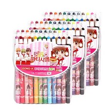 동아 꿈빛 파티시엘 종이말이 색연필 3p, 24색