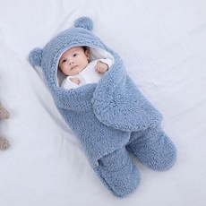 寶寶羊羔絨睡袋 嬰兒包被 秋冬保暖