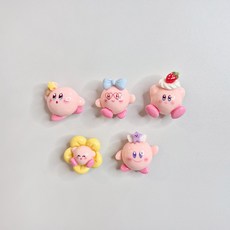 핑크 동글이 인테리어 냉장고 자석 마그넷 5종 세트