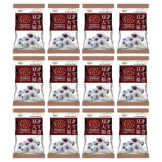 皇族 紅豆日式麻糬大福 Q彈麻糬皮包裹香甜紅豆餡 獨立包裝方便攜帶, 120g, 12套