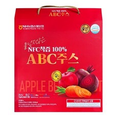 더존건강 NFC 착즙 100% ABC주스 70ml x 30포 캐리어타입, 1L