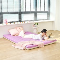 더릭스홈 12존 마약매트리스 6cm 10cm 13cm 침대 바닥 손님용 토퍼 자취 원룸 1인용 꿀잠 기절 수면매트, 라벤더