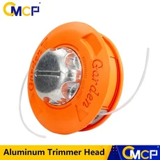CMCP M10 알루미늄 나일론 브러시 모어 범프 스풀 잔디 트리머 2줄 커터 헤드 실 라인 스트링 톱 파워