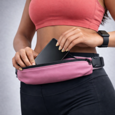컴윗미 러닝벨트 플립 운동 벨트, 핑크, 1개