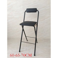 기타연주의자 접이식 휴대용 연주의자 높이조절 보컬 소프트쿠션 제품 판면 야외 베이스, 블랙쿠션 사각좌고65CM