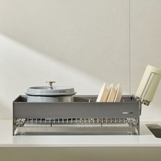 한샘 노블레스 오브제 식기건조대, 1단, 페일그레이, 1개