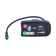 KT‑LED880 디스플레이용 전기 미터 E‑Bike 36V 48V, 01 Black, 01 검정색