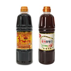 홍게맛장 소스 골드 900ml + 홍게맛장 만능진국 900ml 홍게 조미료 맛간장, 1세트, 1.8L