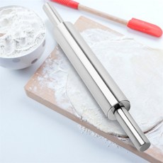 레나셀렉 스텐 반죽밀대 43cm 베이킹밀대