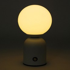 동글 터치스탠드조명 화이트 책상스탠드