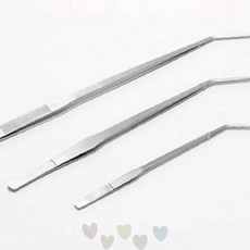 아쿠아리움 수초 식재 긴 핀셋 스테인리스 정밀 조작 수중 식물 배치 레이아웃, 1개