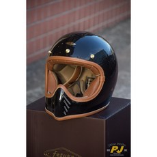 P&J 捷寶 Feture 飛喬 Steven 2024 復古 越野帽 亮黑色, 1個, S