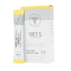 Vets 반려동물 닥터퓌레 영양제, 14회분, 유리너리+결석, 1개