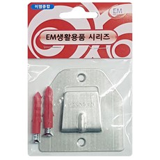 (이엠)선풍기걸이판1p(1260)걸이대 선풍기고리 벽걸이 선풍기 고정 행거 거치대 브라켓, 1세트