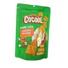 COCOOL椰子餅乾，無麩質，100%植物基底，50%新鮮椰子，健康美味零食, 80g, 1個