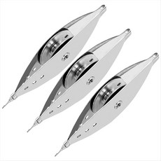 3pcs 보빈 공급품을 사용한 초보자를위한 3pcs은 금속 태팅 슈트 키트, 은