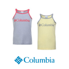 [백화점 매장판] 컬럼비아 키즈 로고 그래픽 민소매 티셔츠 슬리브리스 끈나시