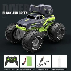 무선 RC자동차 RC카 무선조종 리모컨 완구, Green No Box, 1개